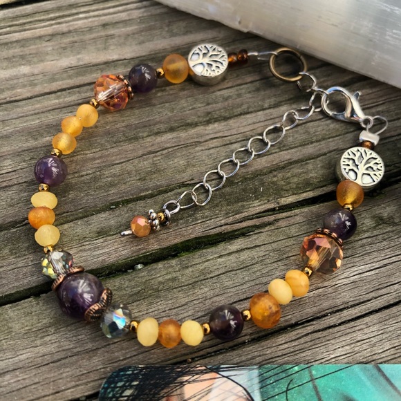 *SOLD* Sun Cazimi Gemstone Bracelet - Picture 10 of 13